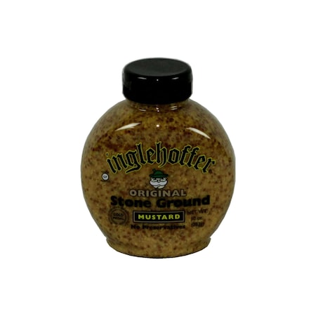 Inglehoffer Inglehoffer Stone Ground Mustard 10 oz. Bottle, PK6 1102